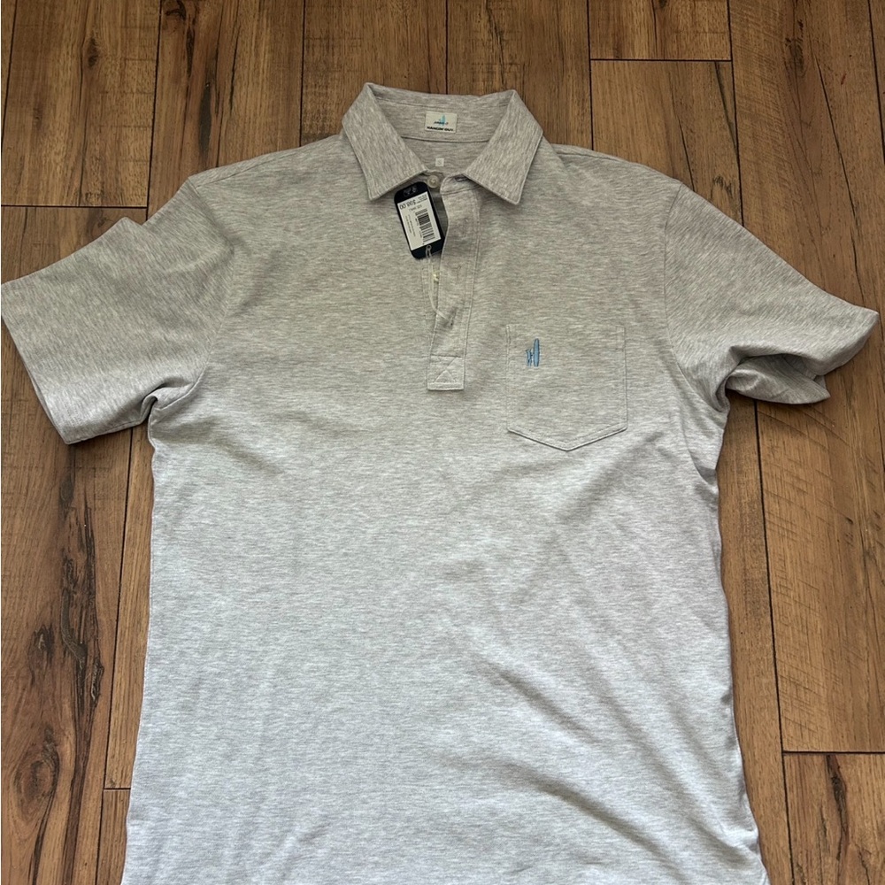 Men's Gray Johnnie-O Polo Shirt